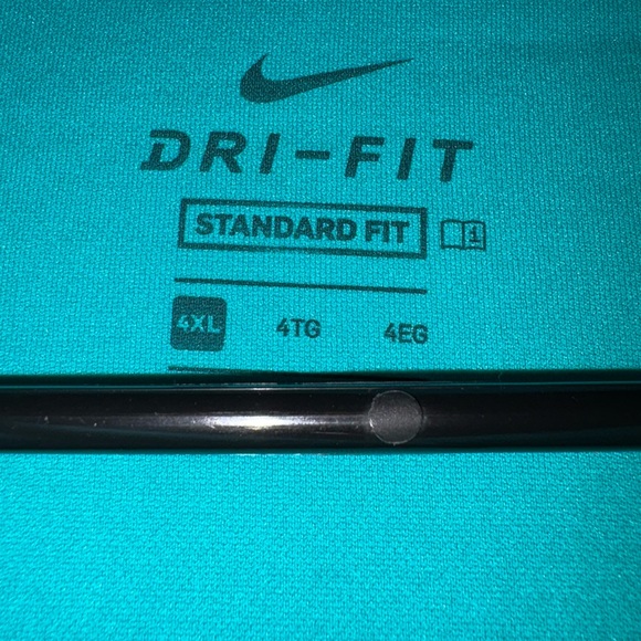 Nike Men's Aqua Polo Shirt - Picture 2 of 4